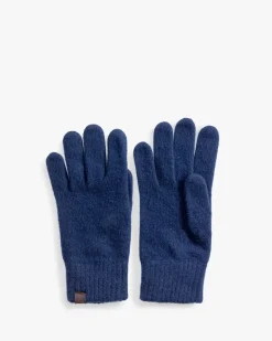 Gloves wool blue
