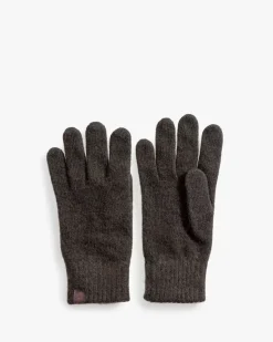 Gloves wool brown