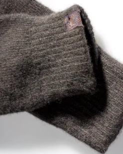 Gloves wool brown