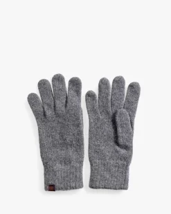 Gloves wool grey