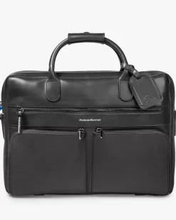 Office bag leather black